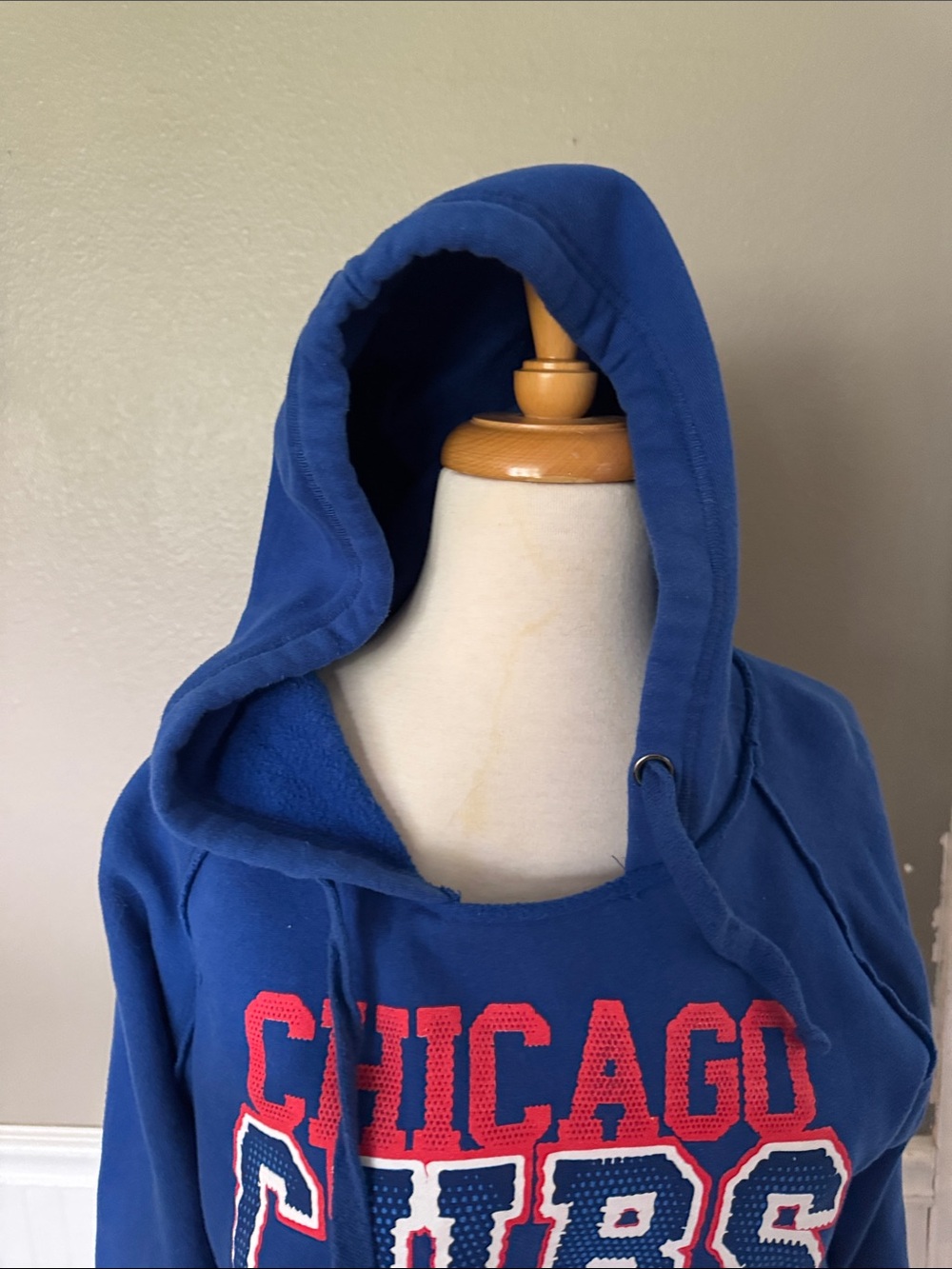 5th & Ocean Blue Chicago Cubs Pullover Hoodie MLB Comfy sweatshirt medium - Picture 4 of 6